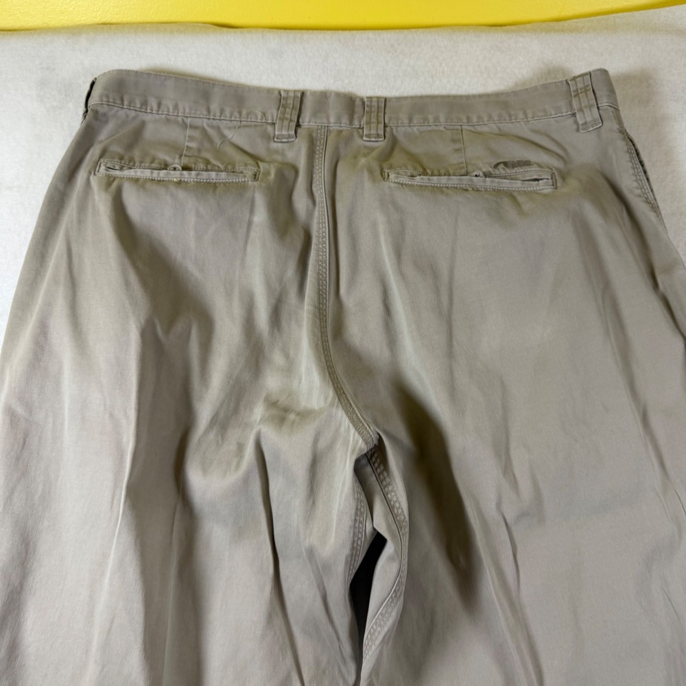 Mountain Khakis MK Jackson Hole Wyoming Teton Twill Pants Khaki Tan 38x32 Mens
